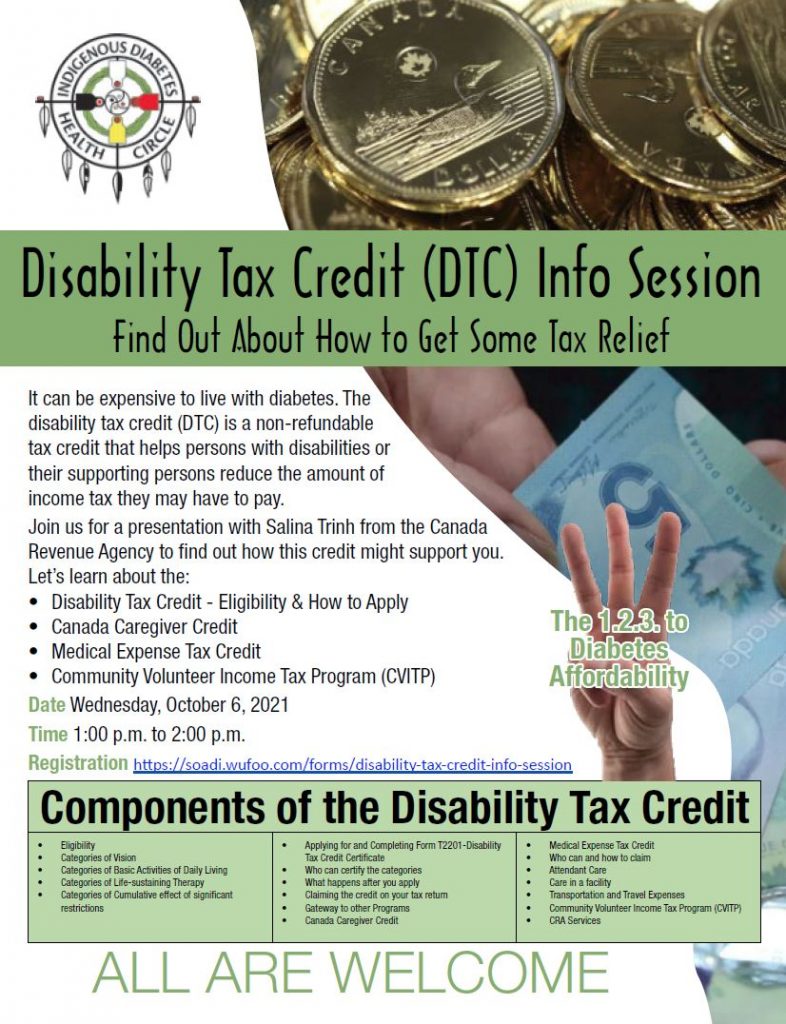 Disability Tax Credit Info Session IDHC