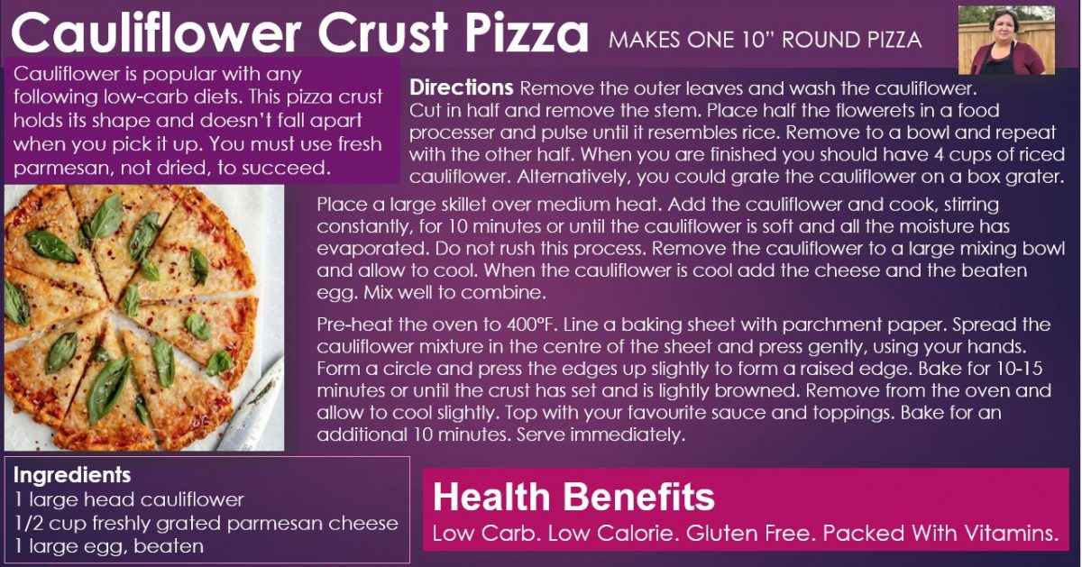 Is Cauliflower Pizza Crust Good For Dogs