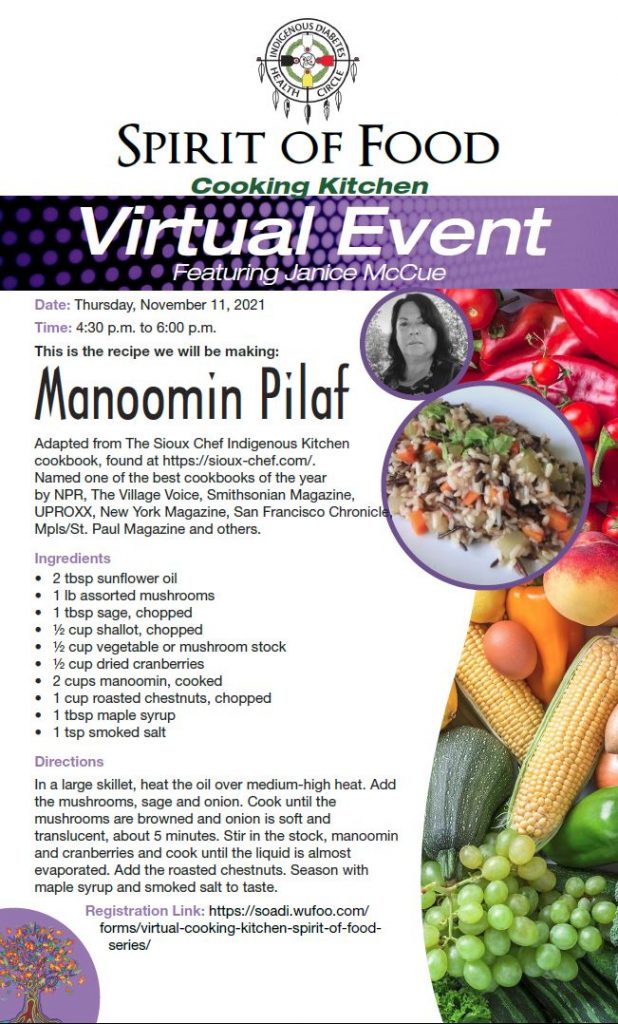 Spirit of Food — Manoomin Pilaf IDHC