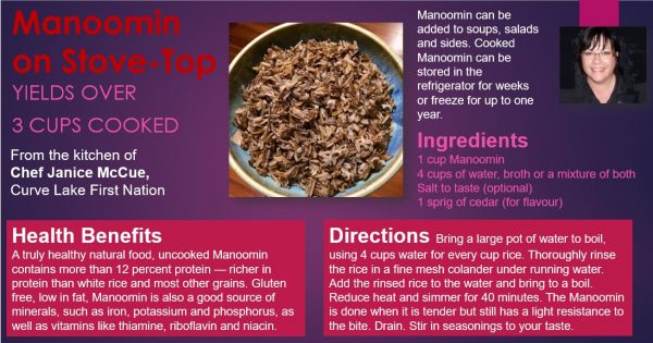 Manoom Manoomin on Stove-Top – IDHC